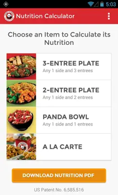 Panda Express android App screenshot 0