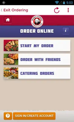 Panda Express android App screenshot 2